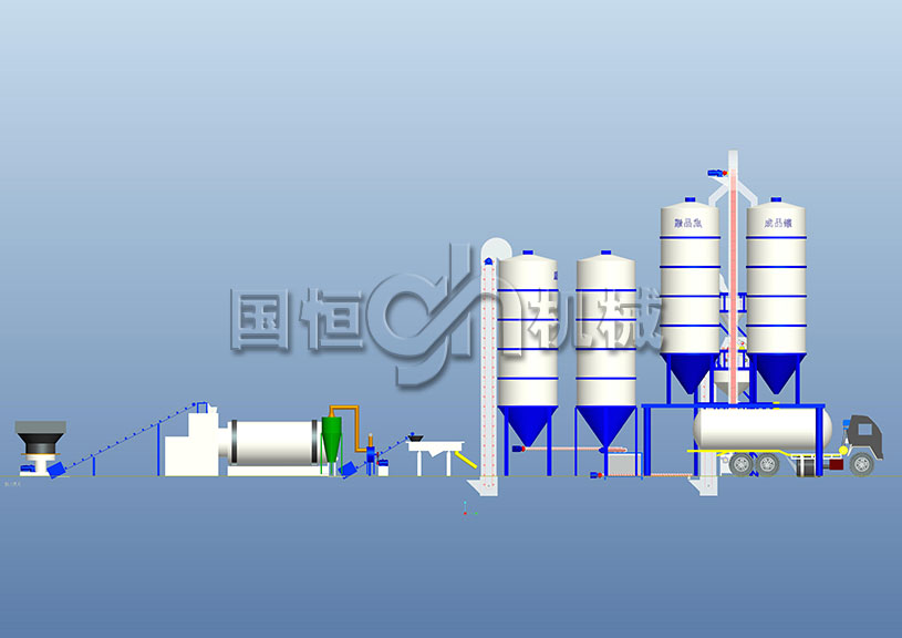 年產20-30萬噸干混砂漿攪拌站三維展示